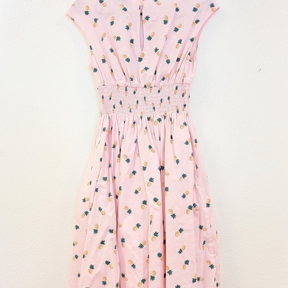 kate spade Pink Pineapple Print Midi Dress - Picture 5 of 5
